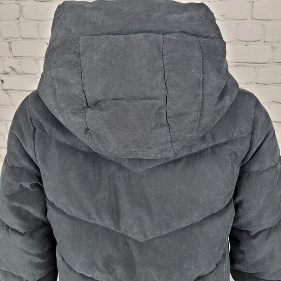 Abercrombie & Fitch Ultra Black Fleece Lined Insulated Hooded Jacket Size XS - Picture 8 of 15